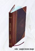 Hissar District Land Revenue Settlement 1875 Leather Bound X10999
