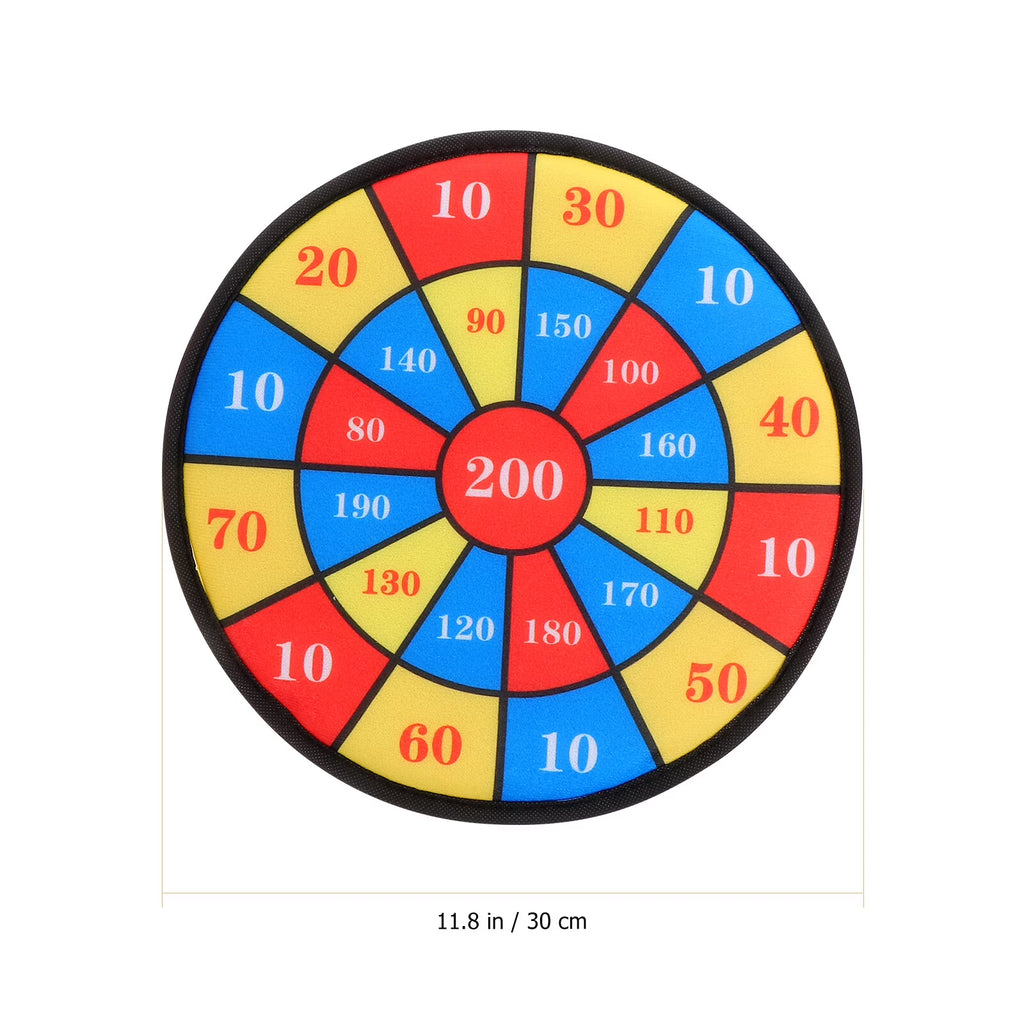13Pcs Kids Sticky Balls Darts Board Toys X74306