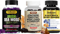 Black Seed Oil, Irish Sea Moss & Lions Mane Mushroom Gummies D2228