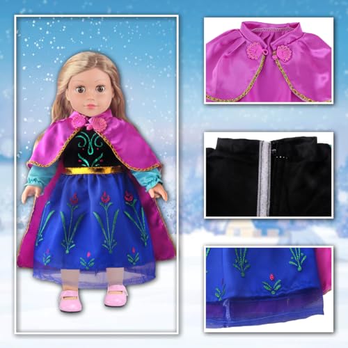 6 Sets 18 Inch Doll Clothes Accessories with Hairband T872