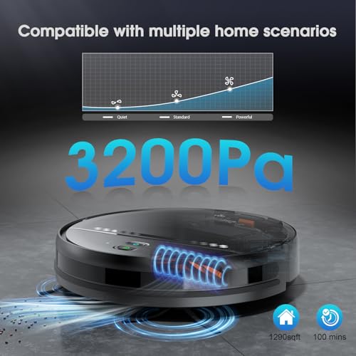 Robot Vacuum and Mop with LiDAR Navigation O123489