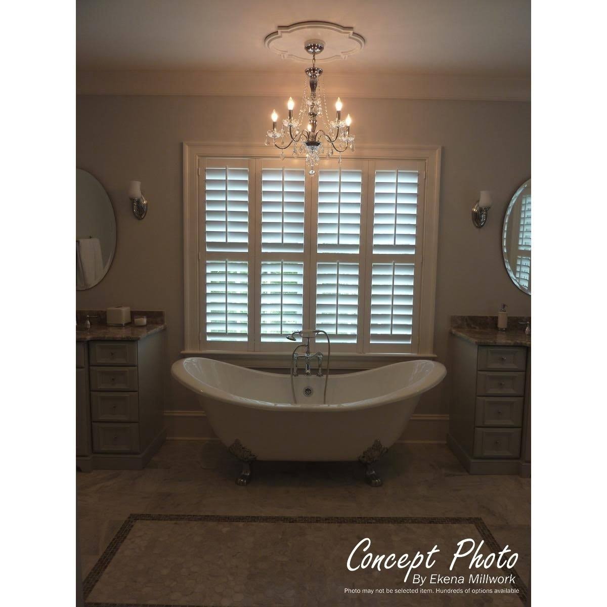 24x22OD x 4x22ID x 1 1/2x22P Hand-Painted Ceiling Medallion N74810