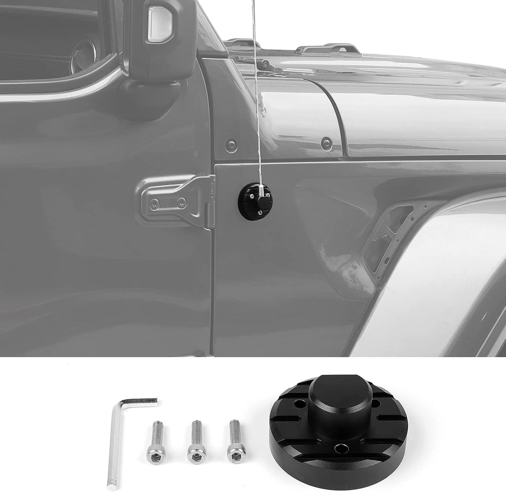Red Aluminum Antenna Base Pack of 2 D4940