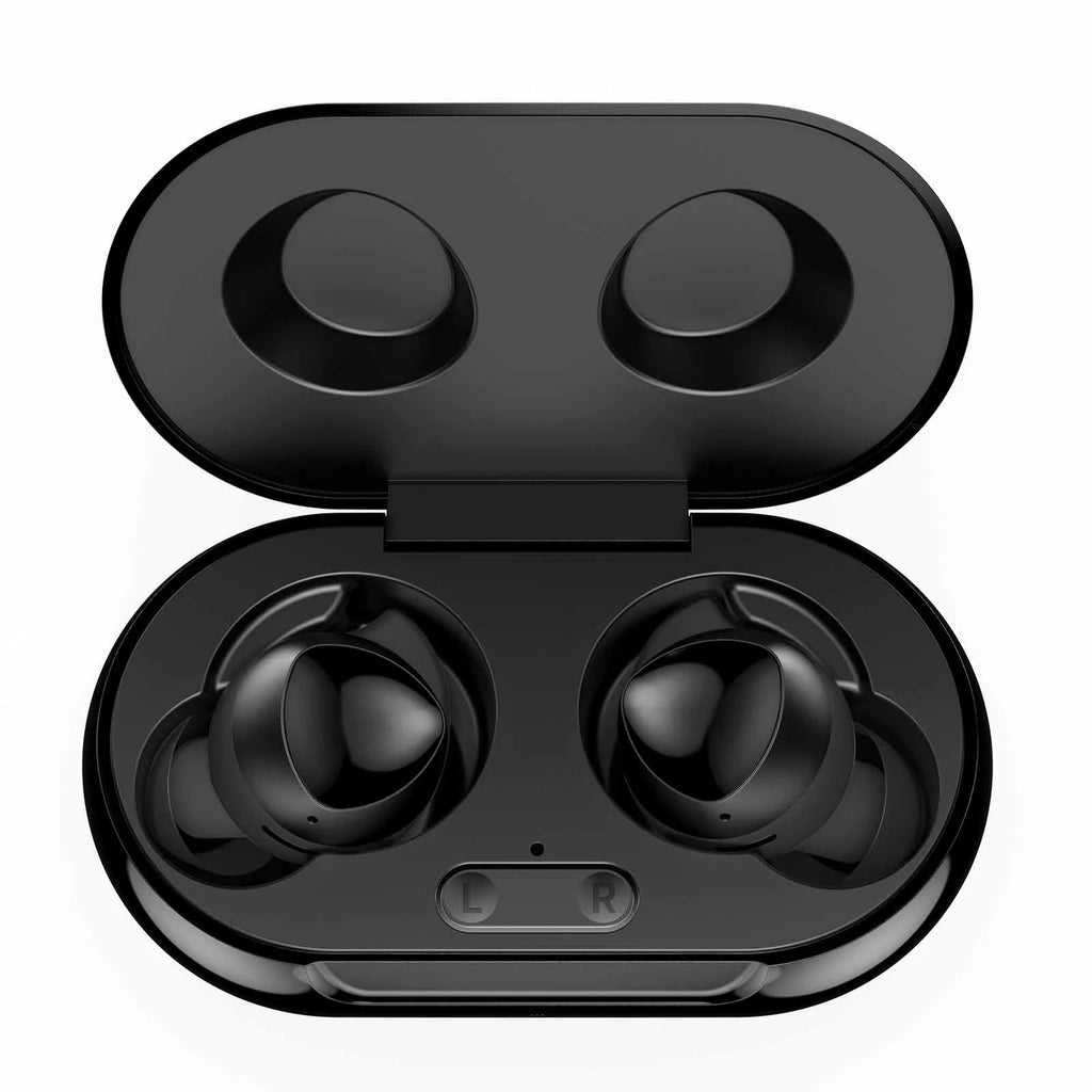 Black True Wireless Earbuds with Active Noise Cancelling W218137