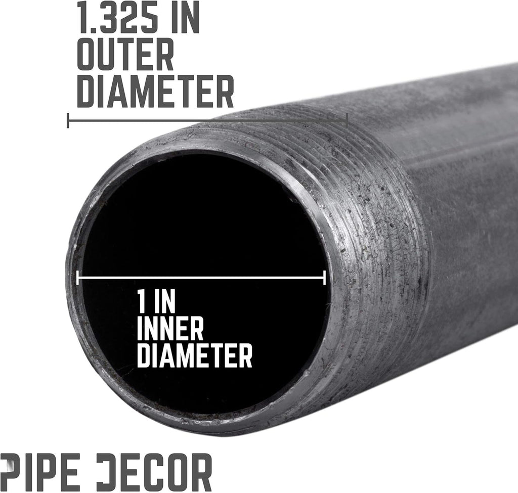 Industrial Steel Grey Cast Iron Pipe Connector, Pack of 2 E92115