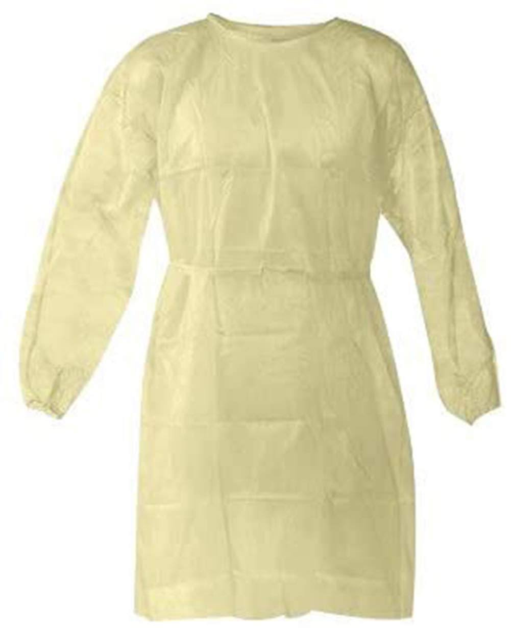 Disposable Isolation Gown Yellow 50 per Case I390