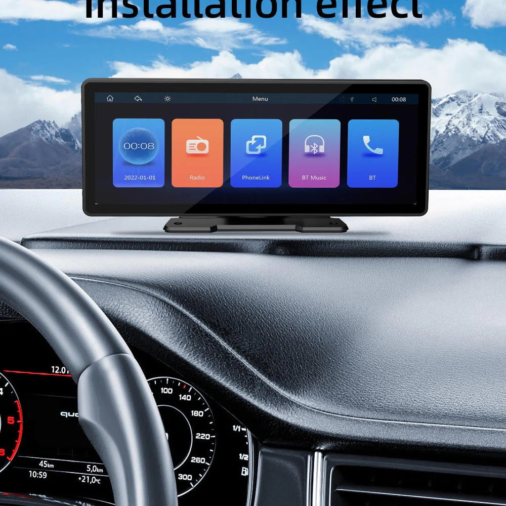 10.26 inch Dash Cam Rear View Camera IPS Color Screen Car DVR W91646