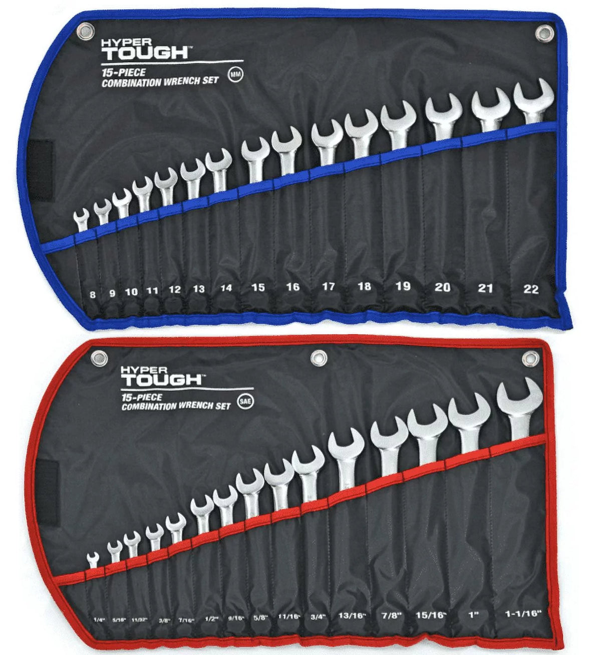 30-Piece Metric and SAE Combination Wrench Set F41728