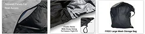 Gray/Black Trailerable Jet Ski Covers with Storage Bag X255928