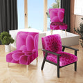 Upholstered Floral Accent Chair P3548