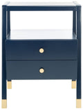 Navy Gold 2 Drawer Accent Table X977445