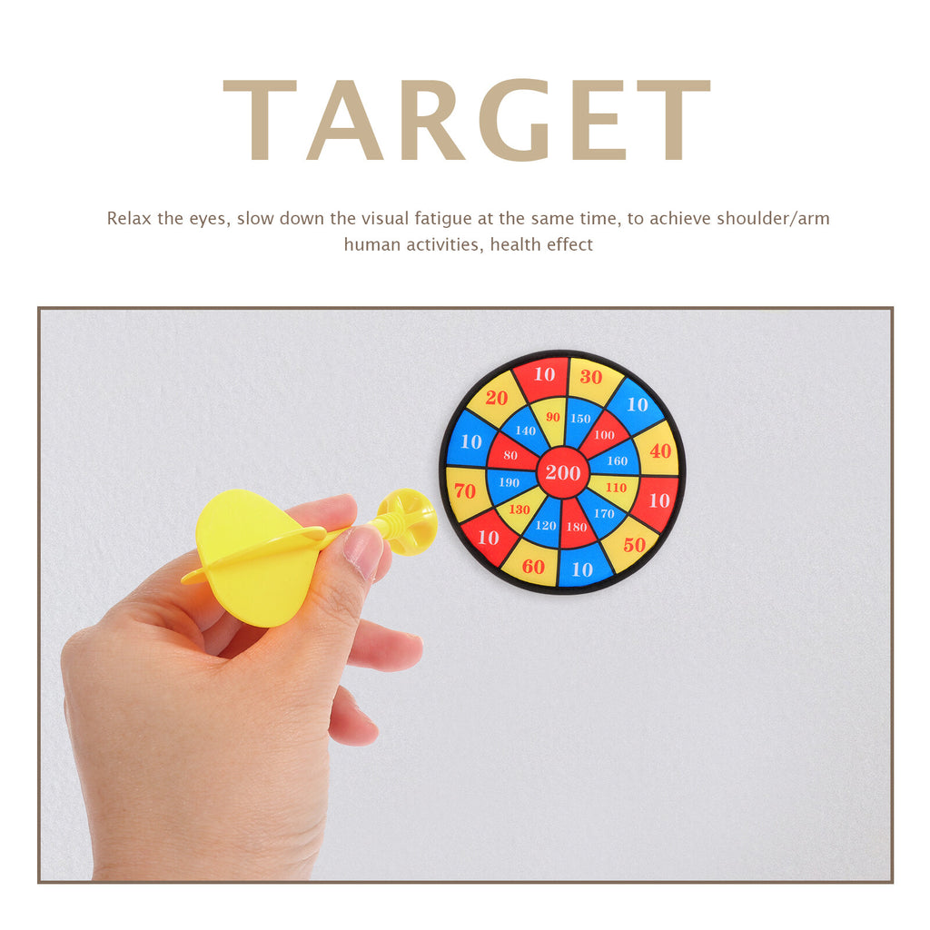 13Pcs Kids Sticky Balls Darts Board Toys X74306