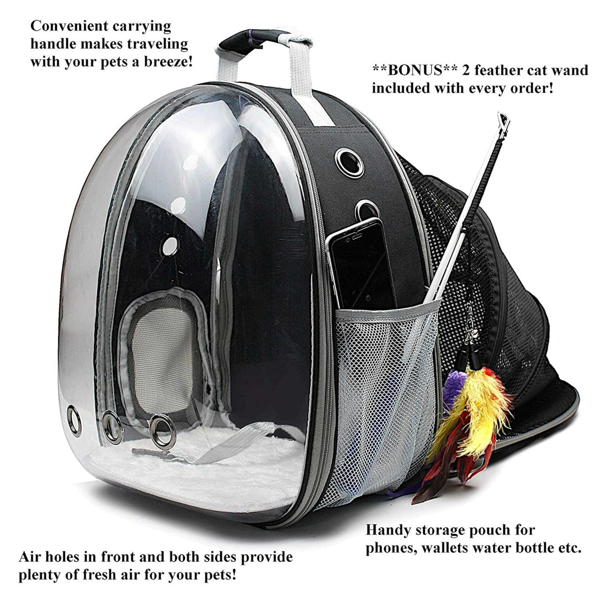 Dog & Cat Carrier Backpack D603
