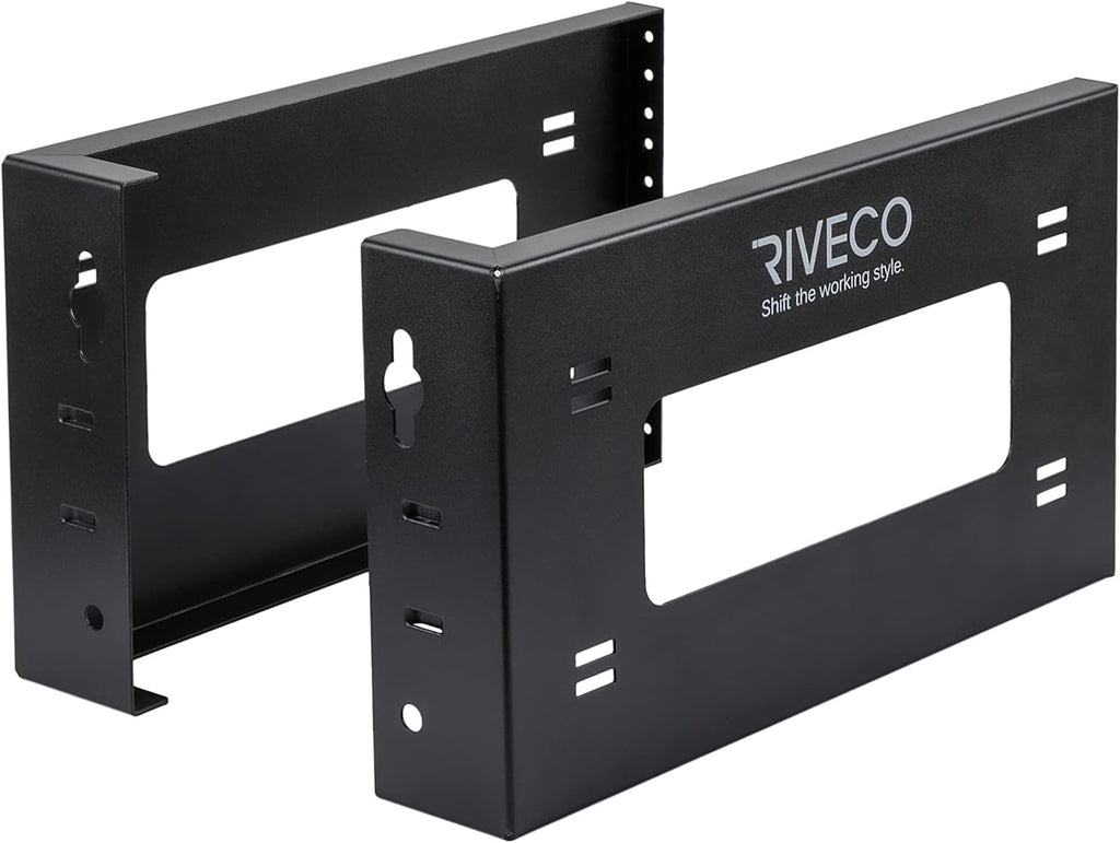 9U Open Frame Rack Wall Mount & Desktop Mount, Pack of 2 W925098