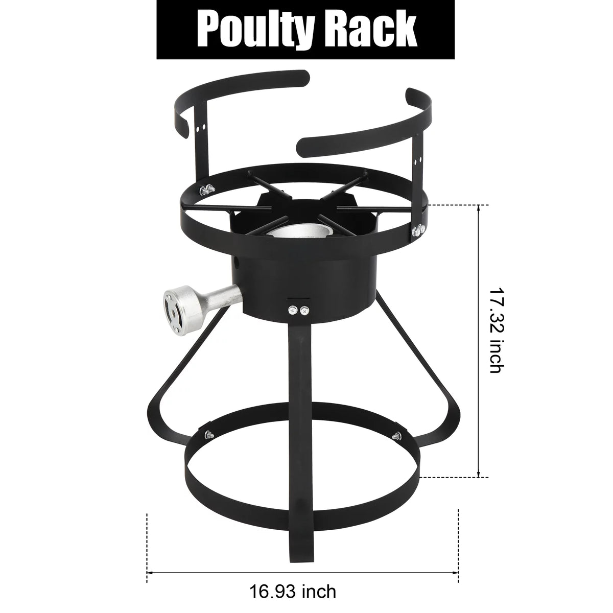 30QT Propane Outdoor Fryer 4 Piece Set 54000BTU S9684