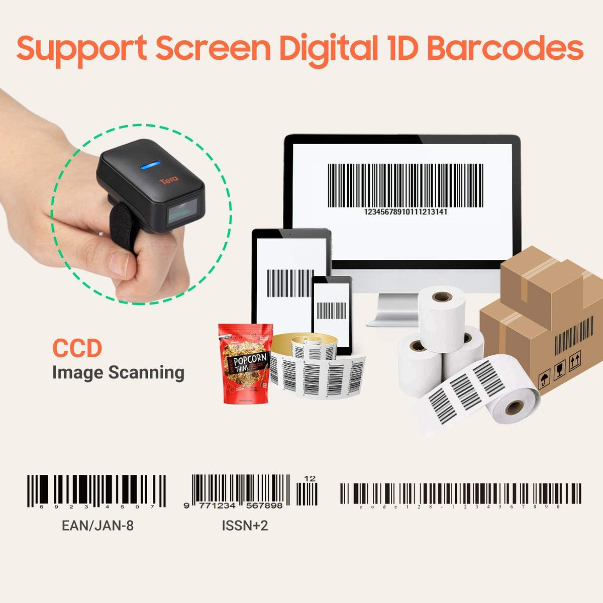 Wireless Bluetooth Barcode Scanner F78741