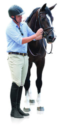 Navy Euroweave Knee Patch Breech B323