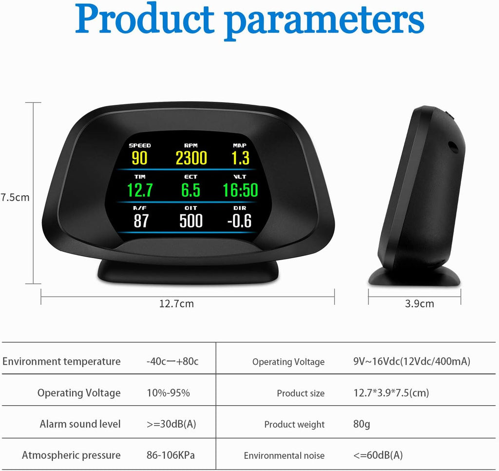 Pack of 2 Car HUD Head Up Display E55065