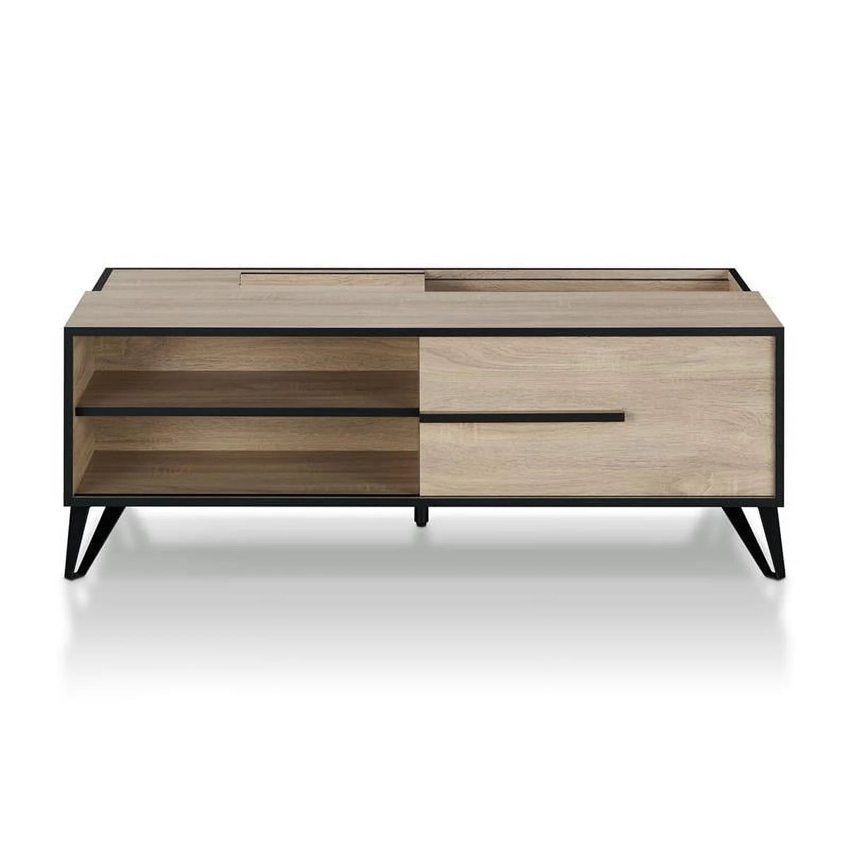 Modern Wood Storage Coffee Table L7539