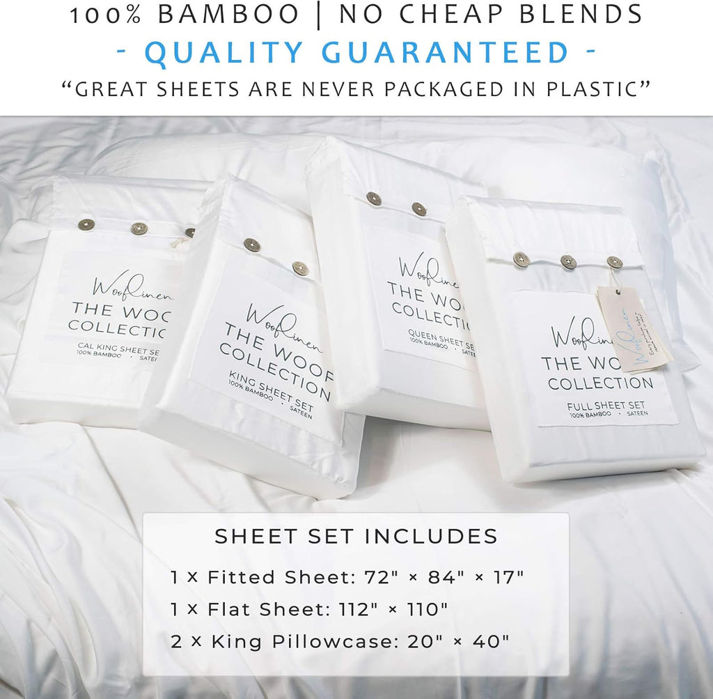 100% Bamboo 4pc Sheet Set (California King) M4304