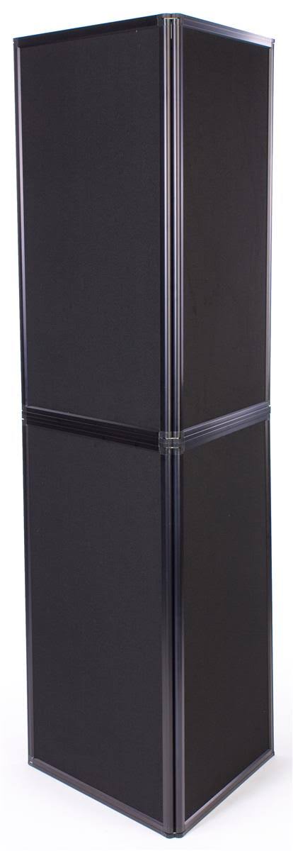 6 Panel Black Trade Show Display V679172