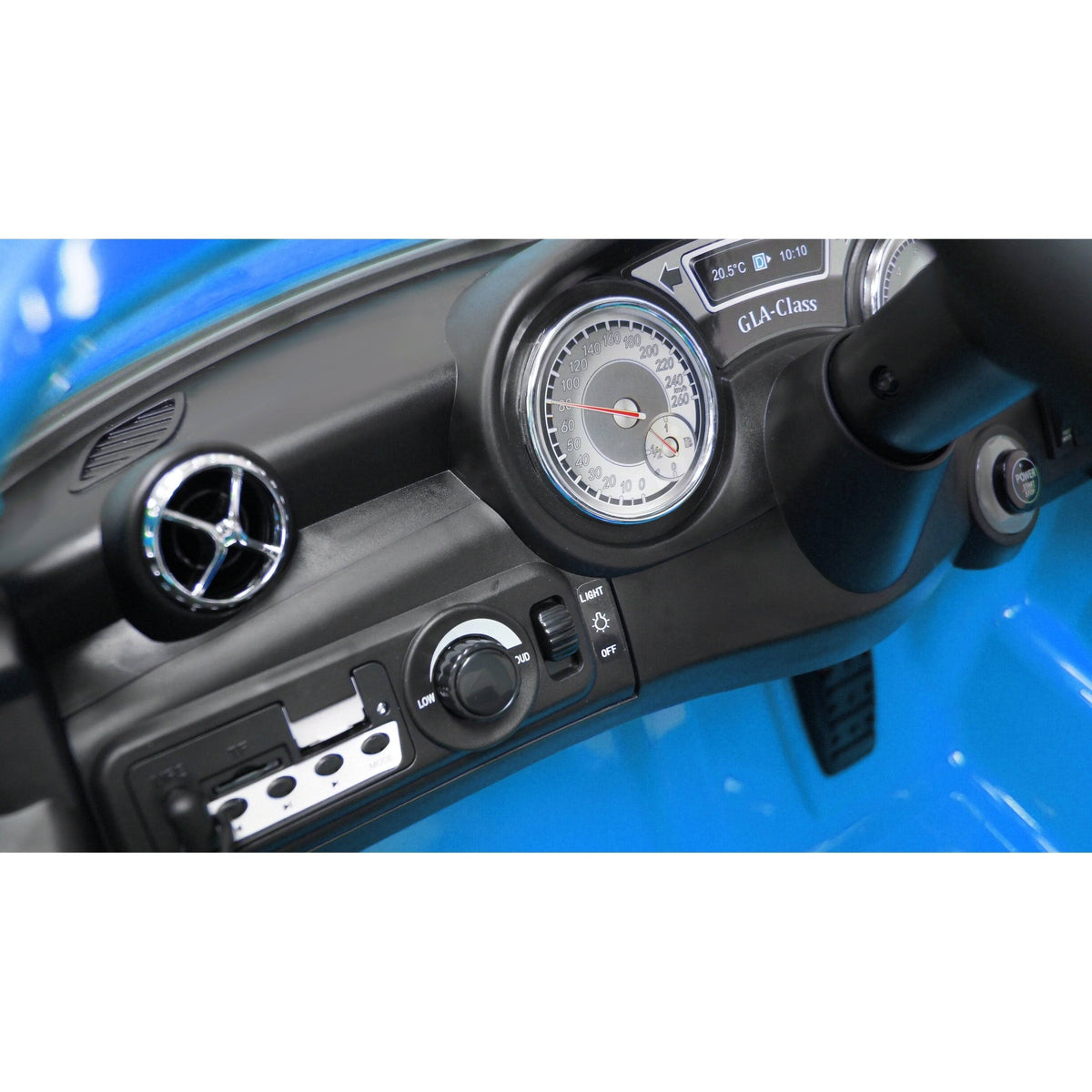 Blue 12V Ride On Car M288