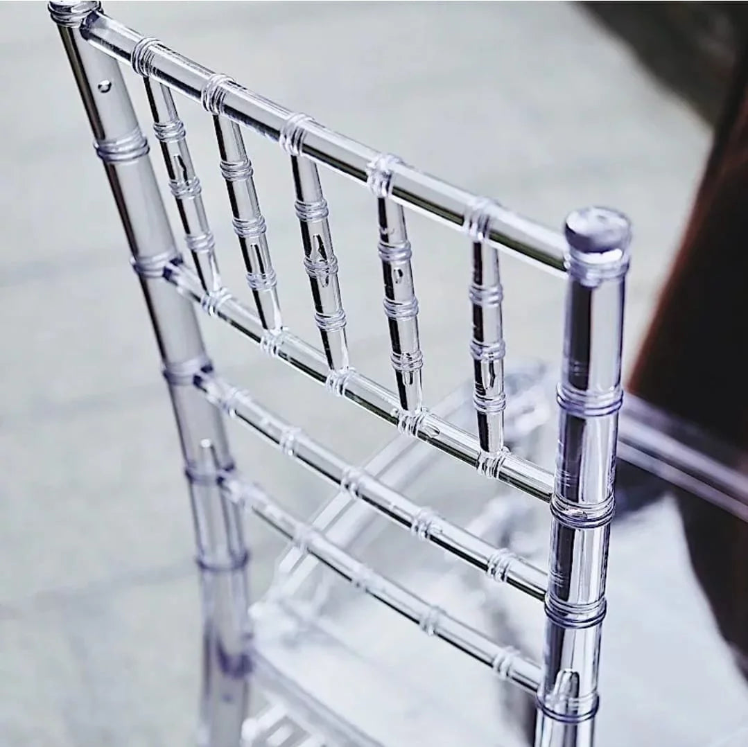 Clear 36-inch Tall Acrylic Transparent Resin Chairs G1458