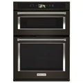 30 in. Electric Convection Wall Oven with Built-In Microwave in Black Stainless N2026