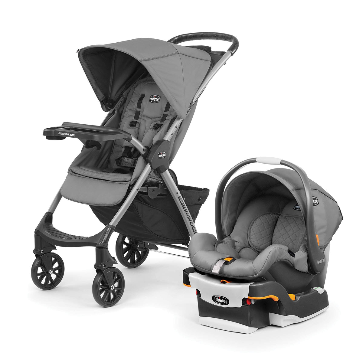 Chicco Mini Bravo Plus Travel System - Slate B879