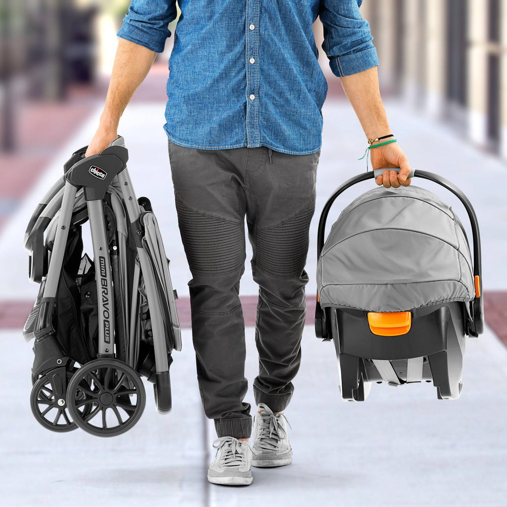 Chicco Mini Bravo Plus Travel System - Slate B879
