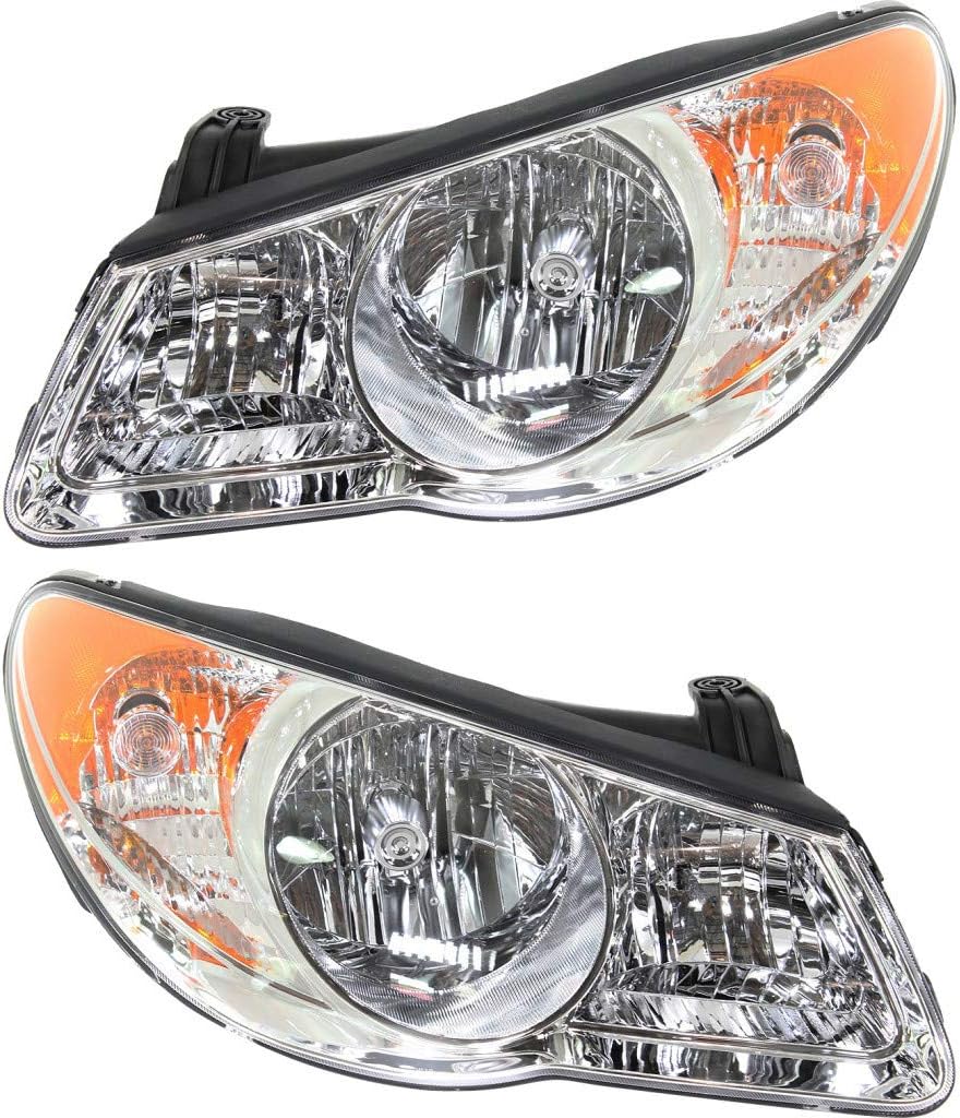 Headlight Assembly Pair for Hyundai Elantra 2010 W1043