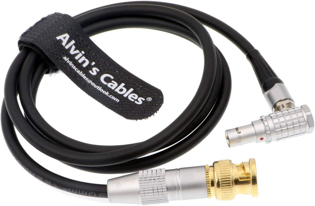 BNC to 5 Pin Right Angle Time Code Cable P1591