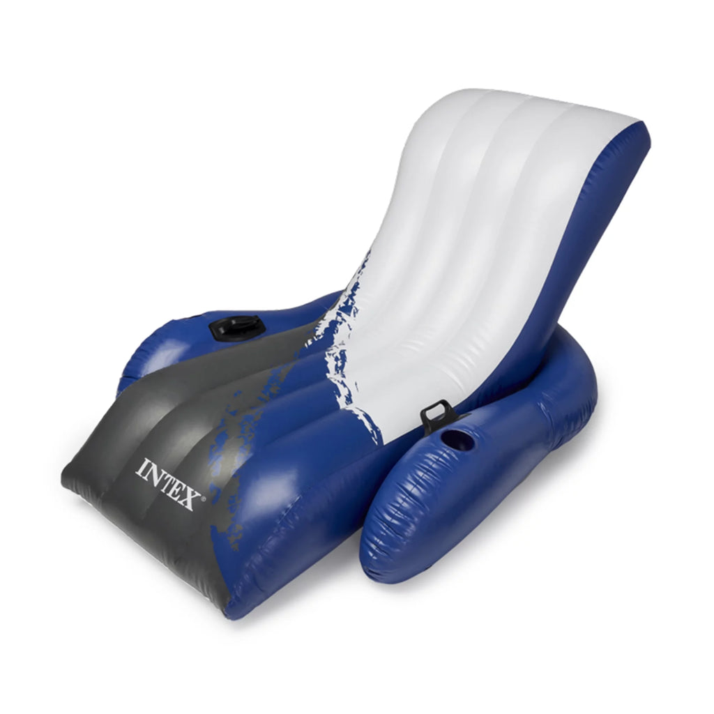 Inflatable Pool Lounge Chair with Cup Holders Z175