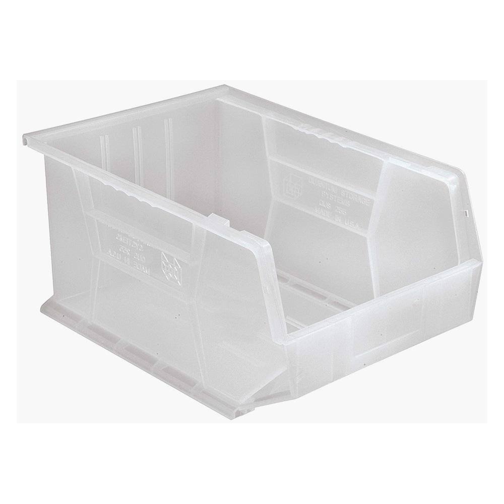 Plastic Storage Bin 16 inch x 11 inch x 8 inch Pack of 4 E389