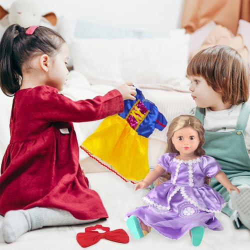 6 Sets 18 Inch Doll Clothes Accessories with Hairband T872