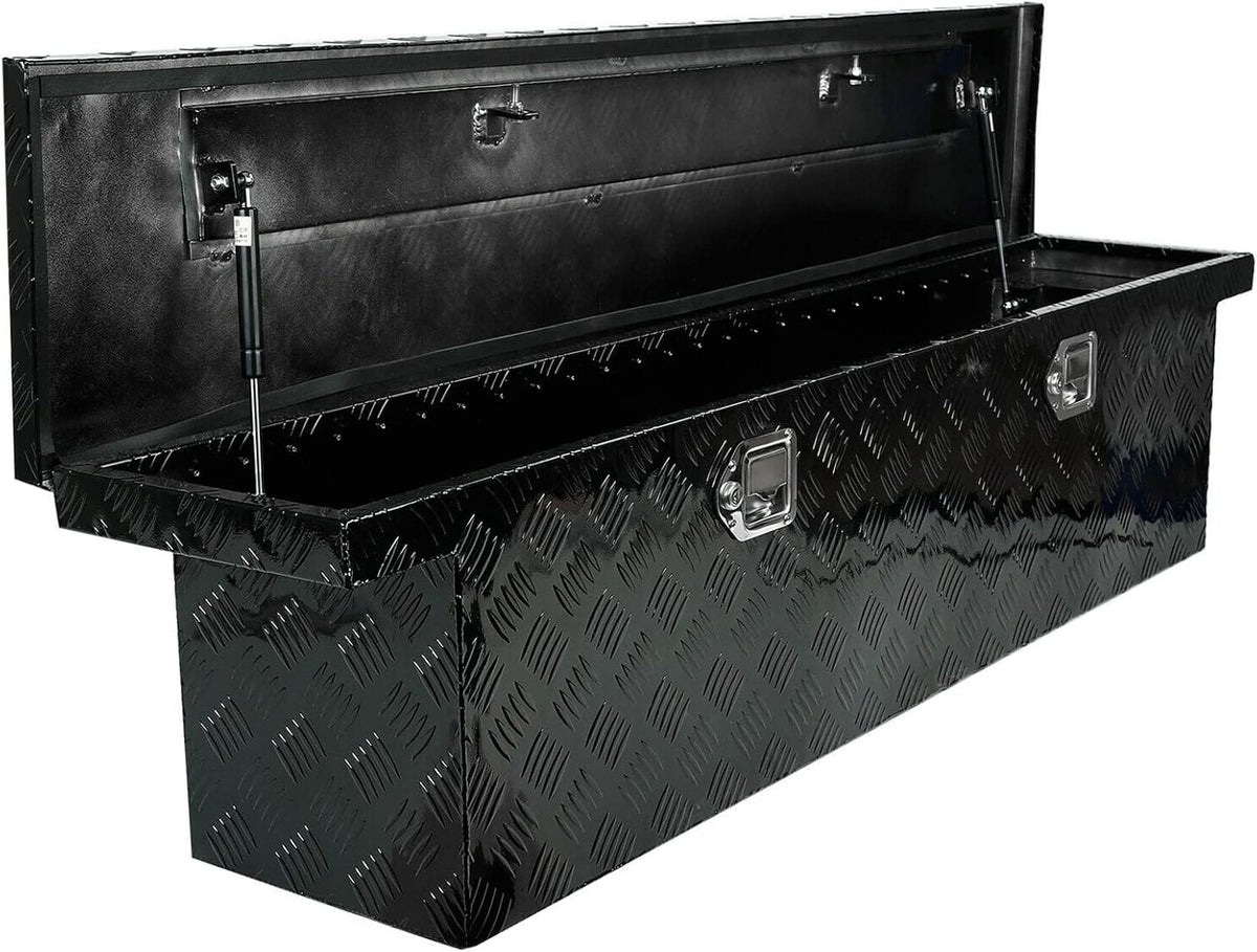 Black Aluminum Pick Up Truck Bed Tool Box U9268