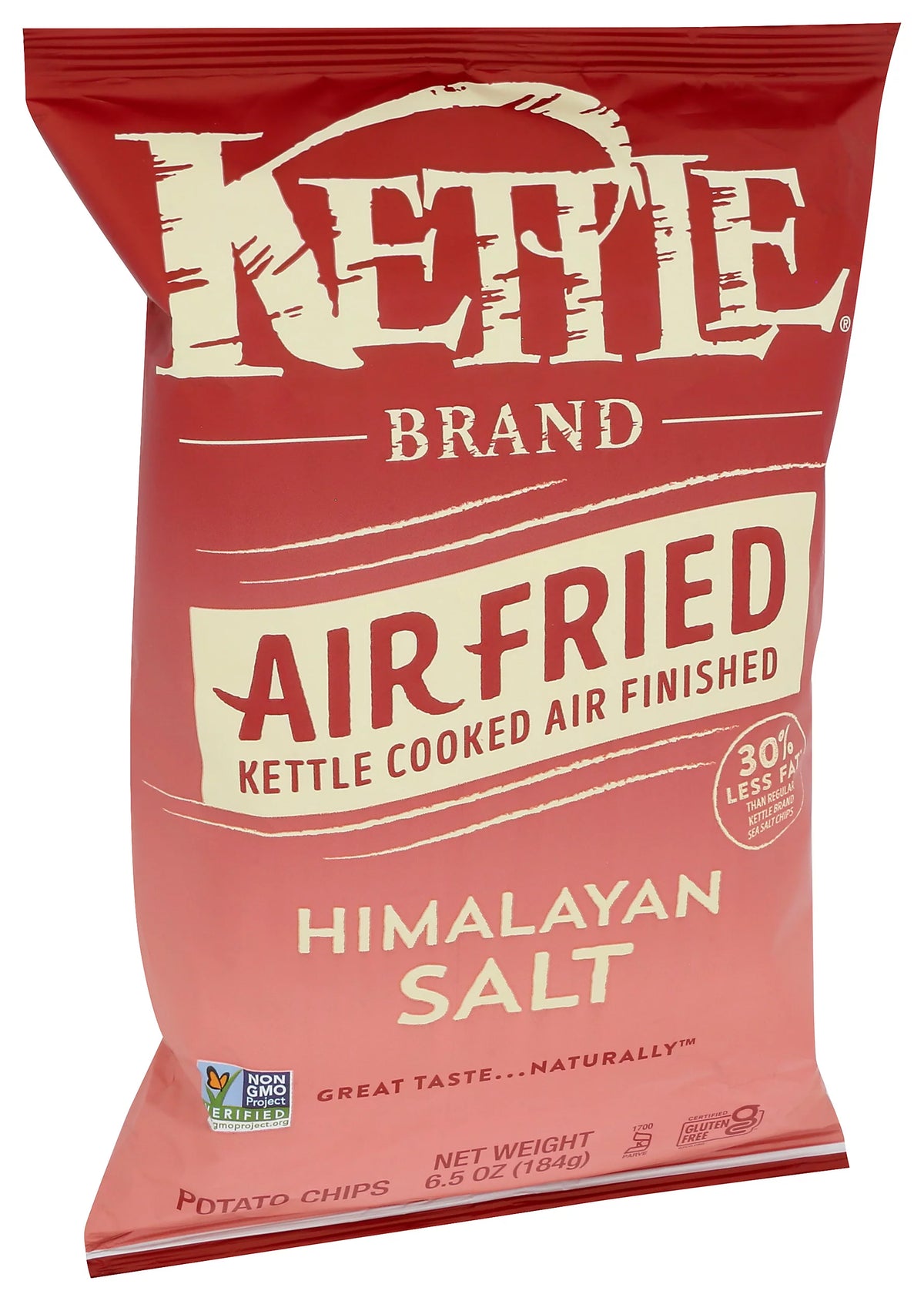Kettle Cooked Potato Chips Himalayan Salt 6.5 Ounce Pack Of 12 B43095