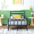 Twin Metal Bed Frame with Headboard and Under Bed Storage B59072