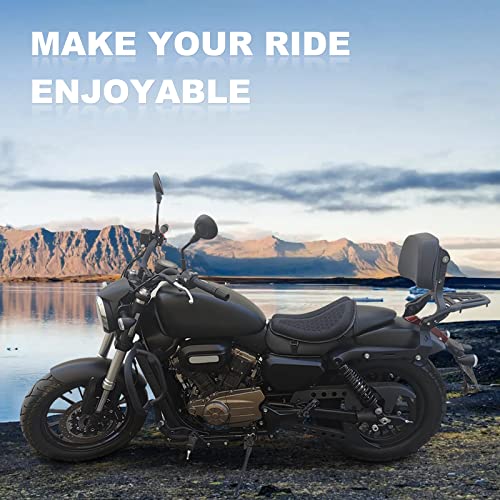 Foldable Large 3D-Honeycomb Breathable Motorcycle Gel Seat Cushion X79959