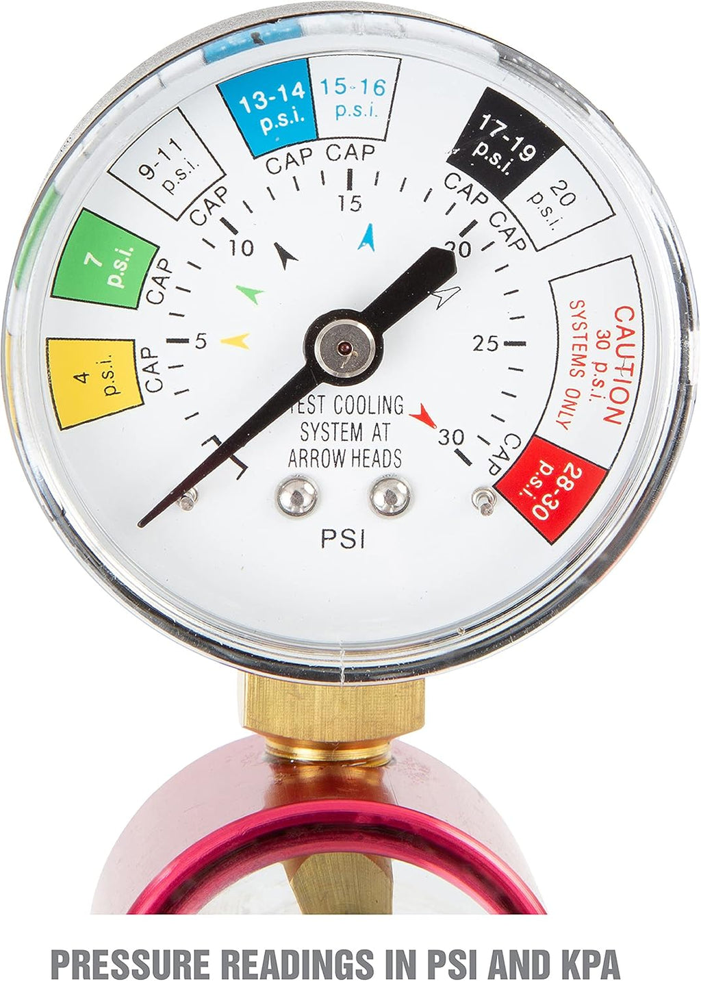Radiator and Cap Test Kit, Pressure Tester for Coolant System I3190