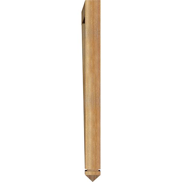 Traditional Arts & Crafts Rough Sawn Bracket, Western Red Cedar I137