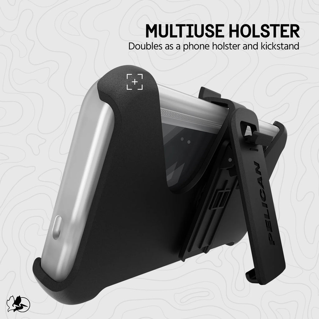 Clear Samsung Galaxy S24 Case with Belt Clip Holster O281956