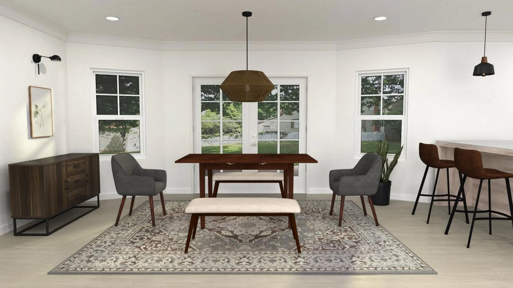 Rectangle Dining Table Top with Leaf 32 By 60-Inch F99714
