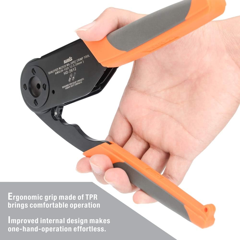 Deutsch Solid Contacts Crimping Tool AWG 26-12 A31831