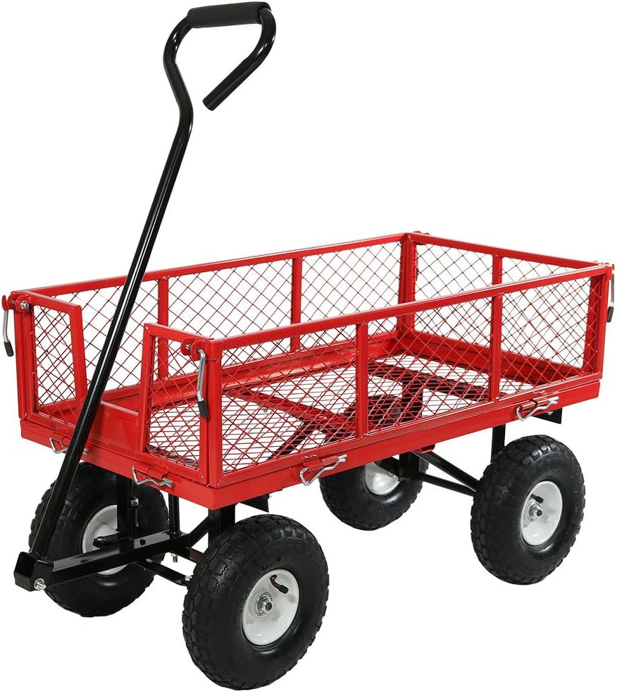 Yellow Heavy Duty Collapsible Utility Wagon K54833