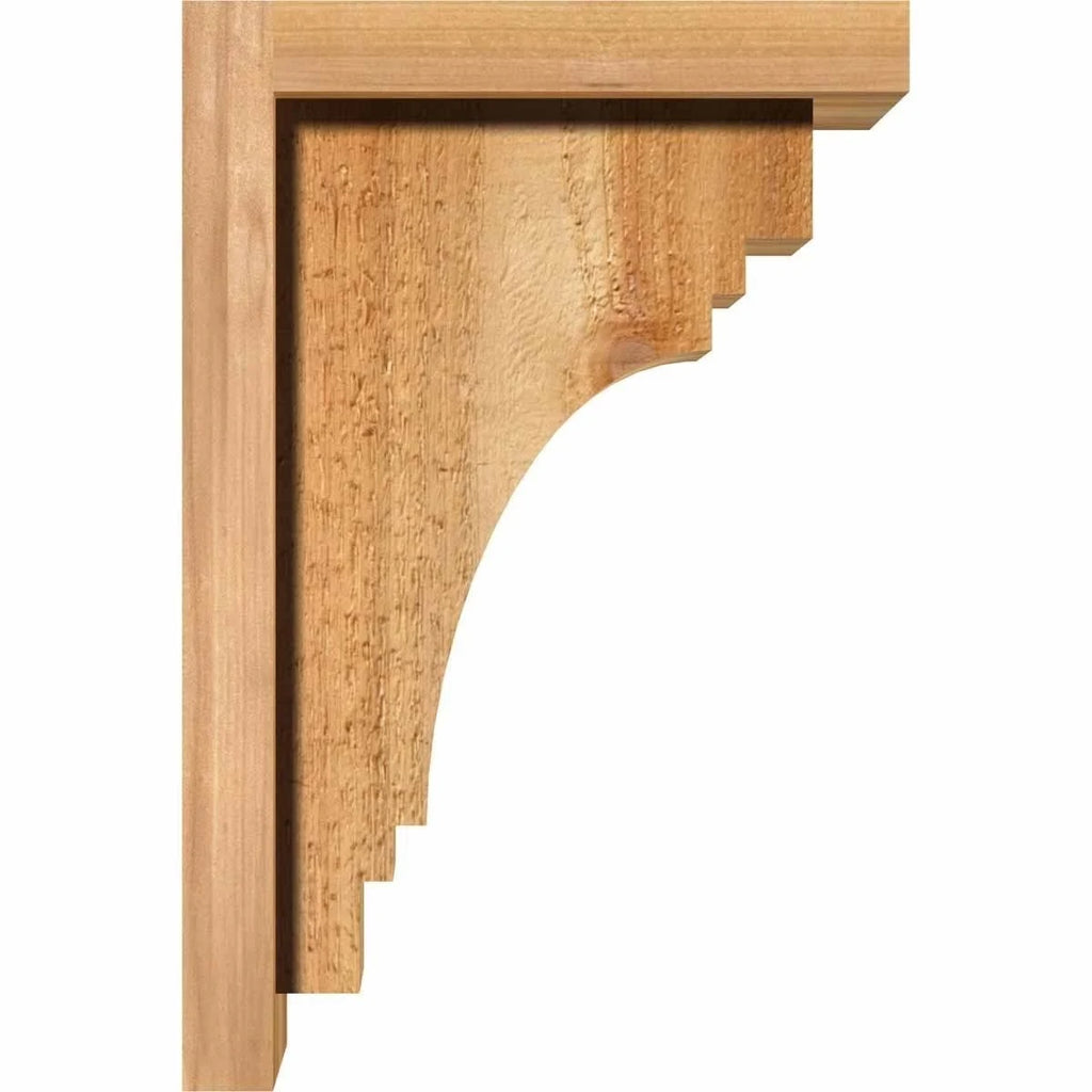 Pescadero Rough Sawn Corbel with Backplate, Western Red Cedar F411210