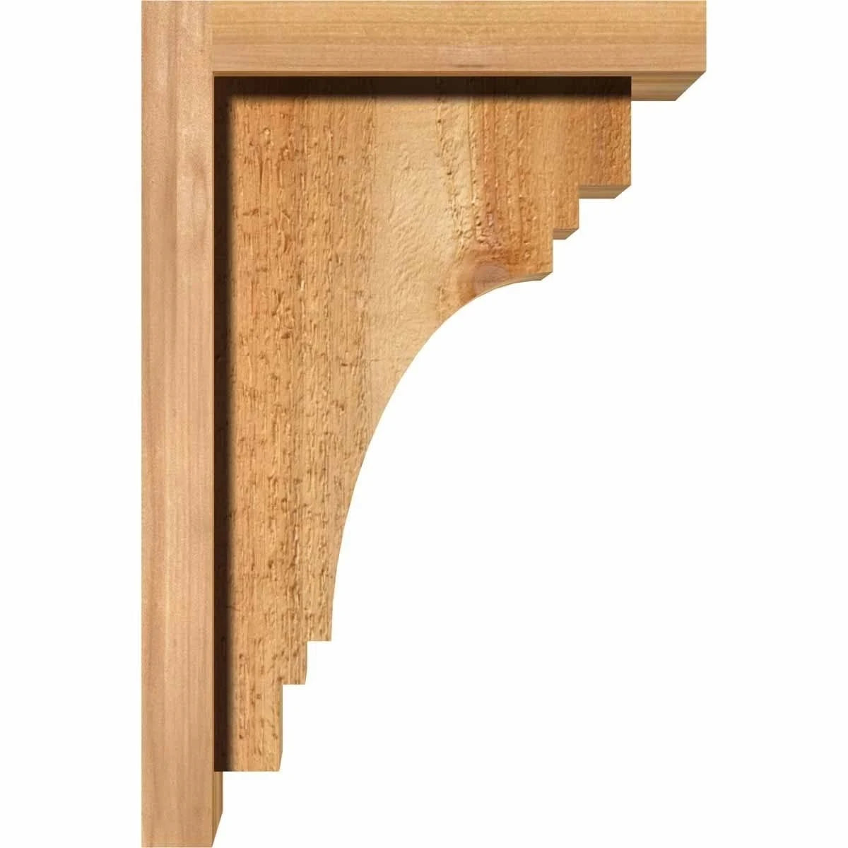 Pescadero Rough Sawn Corbel with Backplate, Western Red Cedar F411210