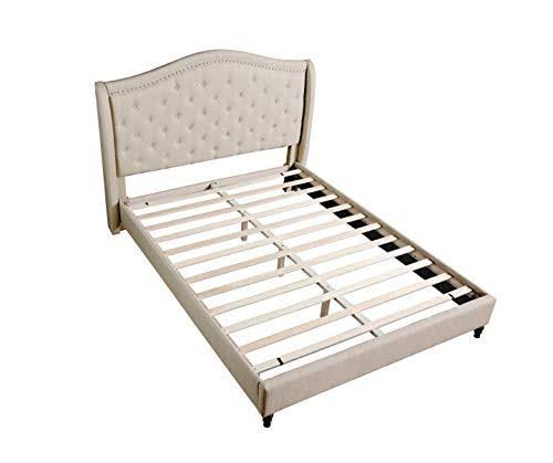 Black King Upholstered Platform Bed Q31829