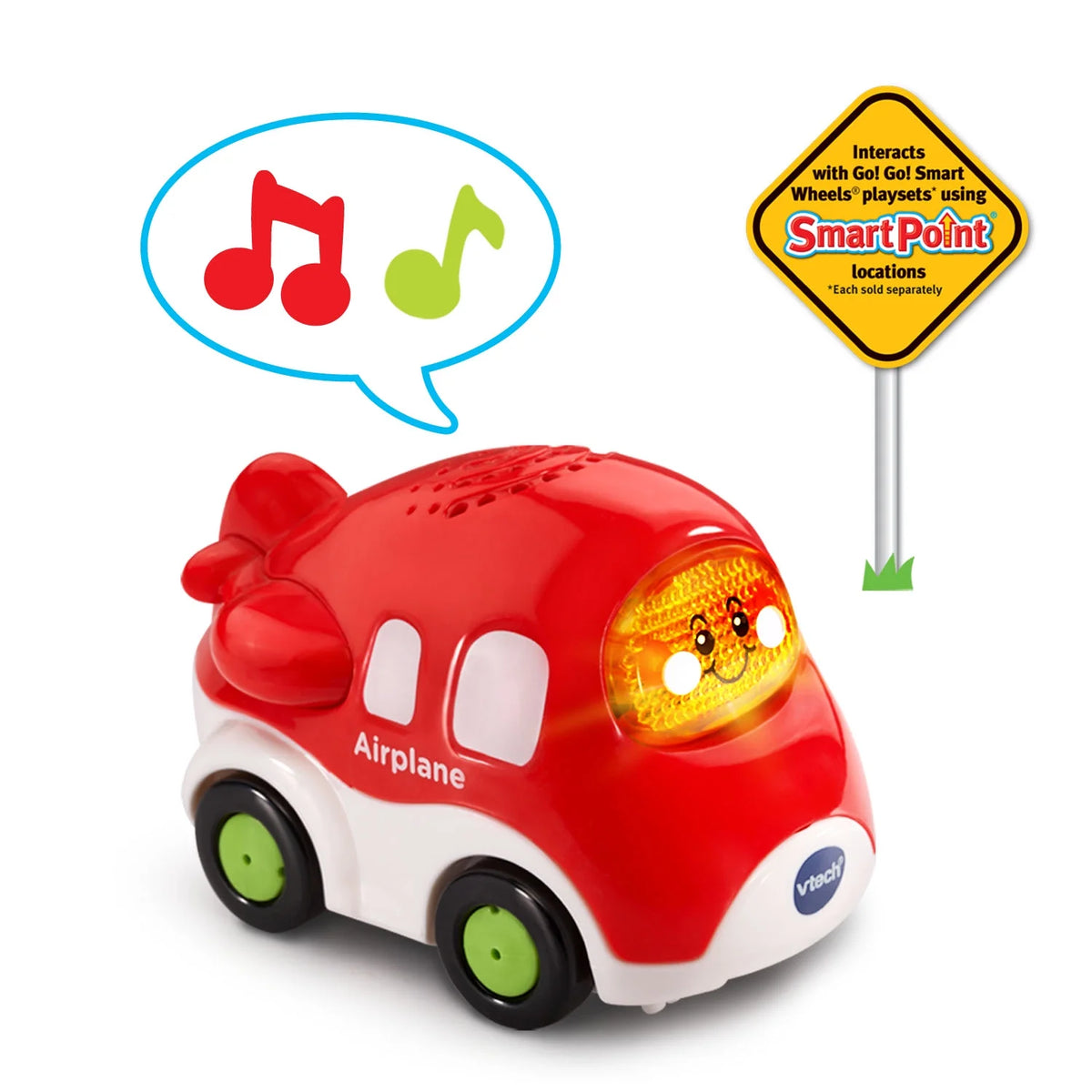 Go! Go! Smart Wheels Racing Runway Airplane with Toy Vehicle Z618633