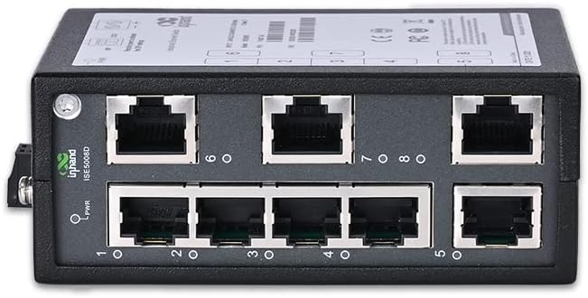 8-Port Unmanaged Industrial Ethernet Gigabit Switch with RJ45 Ports S2386